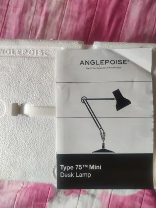 Lampada da tavolo metallo nera