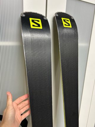 Esquís 165 cm Salomon S/MAX y Bastones 120cm