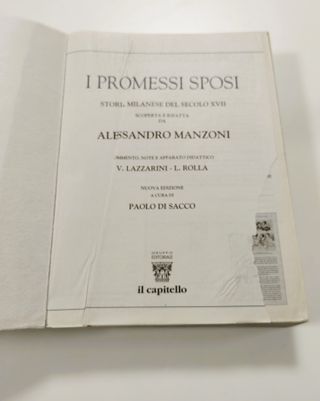 I promessi Sposi - Alessandro Manzoni - con note