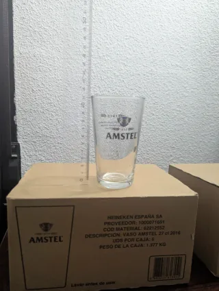 Lote 6 Vasos Amstel 27cl