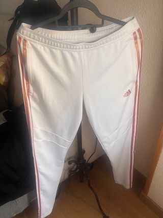 Pantalón Adidas Blanco y Dorado