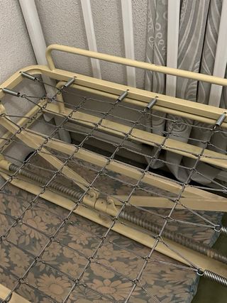 Somier cama individual metálico