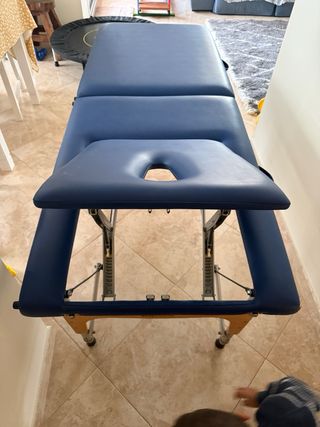 Camilla plegable ecopostural patas regulables