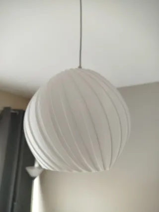 Lámpara colgante blanca