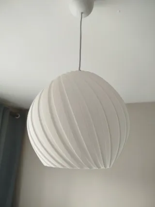 Lámpara colgante blanca
