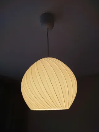 Lámpara colgante blanca