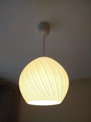 Lámpara colgante blanca