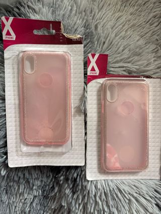 Fundas iphone X las dos 1€