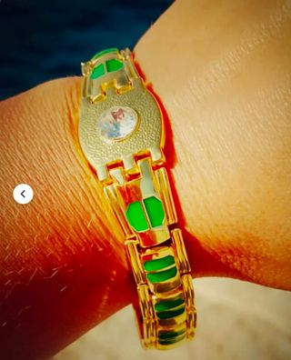 Pulsera laminada oro 18k