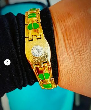 Pulsera laminada oro 18k