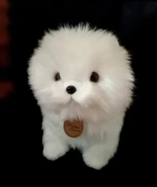 Peluche cachorro Bichón maltés  Muy realista NUEVO
