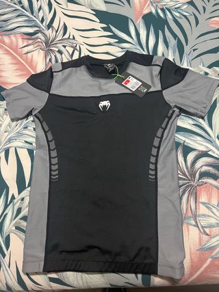 Rashguard Venom Negro/Gris Talla L