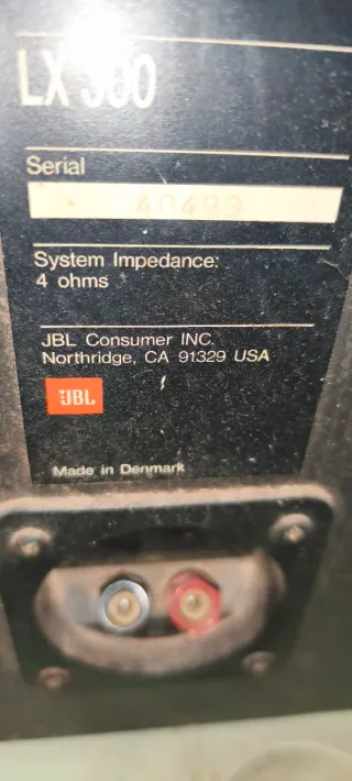 Altavoces JBL LX 300