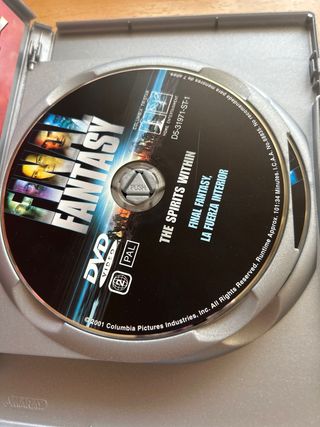 Final Fantasy La Fuerza Interior DVD