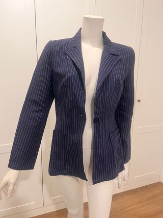 Americana de lino Mango