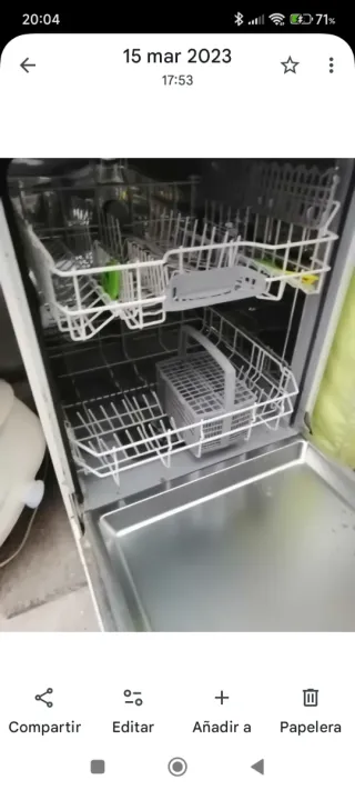 Lavavajillas como nuevo