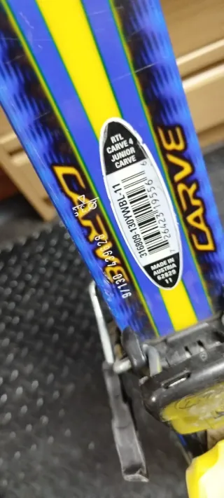 Esquís Junior Head Carve 4  1,30cm