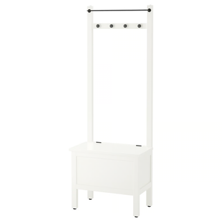 Banco Zapatero con Colgador Ikea Hemnes Blanco