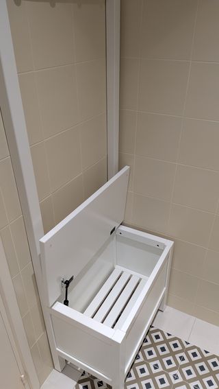 Banco Zapatero con Colgador Ikea Hemnes Blanco