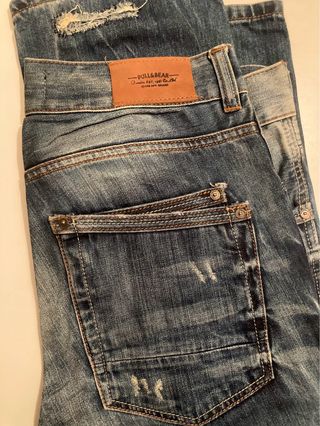 Pantalón vaquero Pull&Bear azul