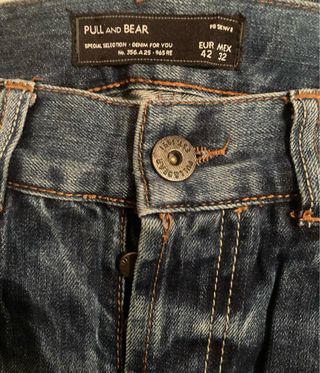 Pantalón vaquero Pull&Bear azul