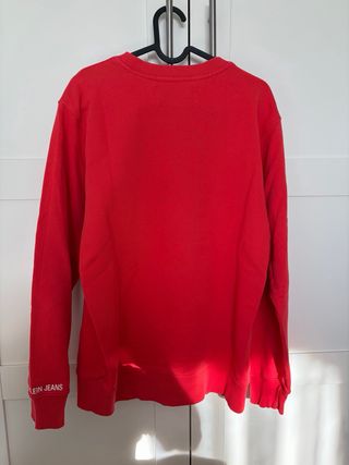 Sudadera Calvin Klein Jeans Roja