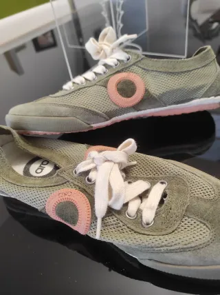 Zapatillas Aro Talla 36 Verde Rosa