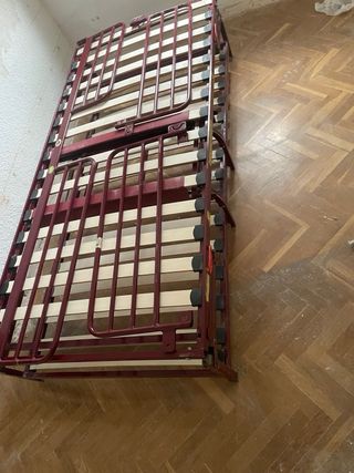 Cama doble metálica casi nueva