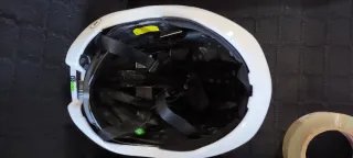 Casco Ciclismo HJC Blanco Dorado