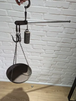 Báscula romana antigua