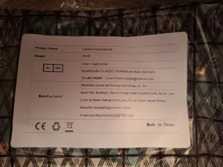 Placa base para portátil HP DA0P5JMB6E0