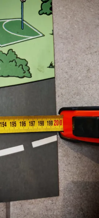 Alfombra infantil ciudad 2x2.20m