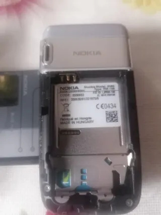 Móvil Nokia Flip Negro/Plateado