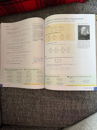 Libro de Matemáticas de 2 bachillerato en catalan