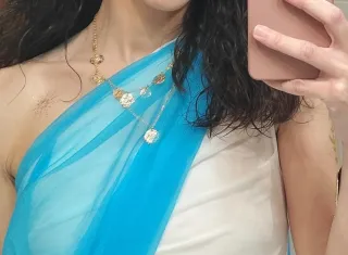 Collar estilo griego/egipcio con monedas