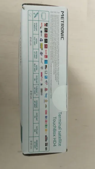 Sintonizador Decodificador Satélite Metronic Touch