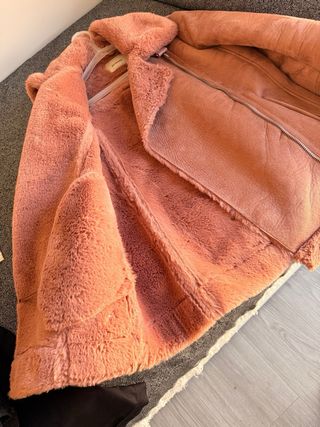 Chaqueta rosa forrada talla S No se envía Recoger