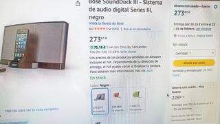Altavoz Bose SoundDock Serie III