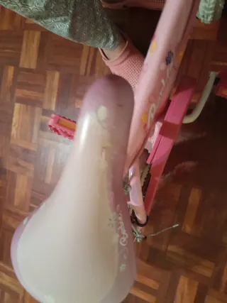 Bicicleta Barbie rosa