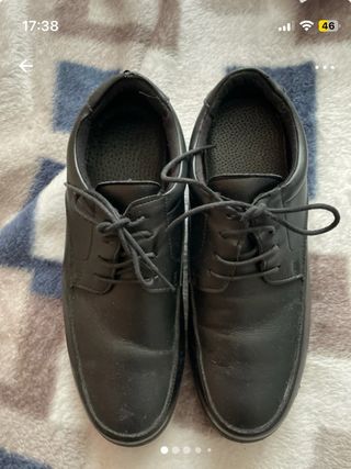 Zapatos Blucher Negros Confort