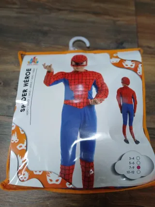 Disfraz Spiderman Talla 7-9