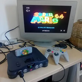 Nintendo 64 + Super Mario 64 + Mando