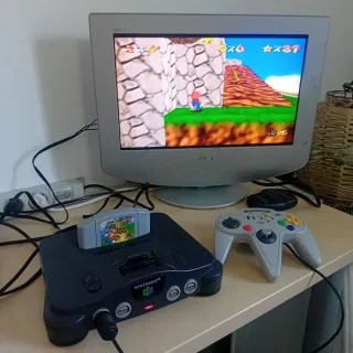 Nintendo 64 + Super Mario 64 + Mando