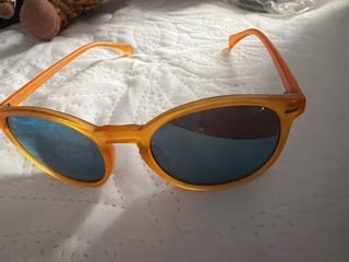 Gafas de sol espejo naranjas