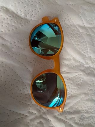 Gafas de sol espejo naranjas