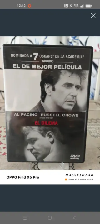 DVD El Dilema Al Pacino Russell Crowe