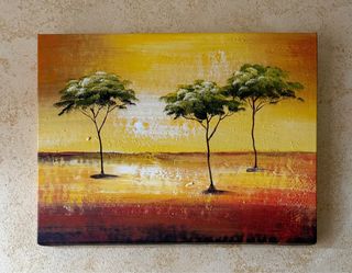 Quadri astratti paesaggi