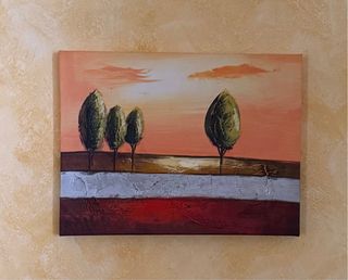 Quadri astratti paesaggi