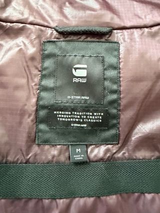 Chaleco plumífero G-Star RAW morado Talla M