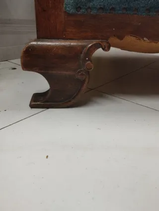 Sillón descalzadora antiguo